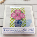 Blush Chinoiserie Needlepoint Kit - The Pink Pineapple 850