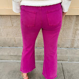 Blush Ember Bootcut Pants in Hot Pink - The Pink Pineapple 850