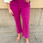 Blush Ember Bootcut Pants in Hot Pink - The Pink Pineapple 850