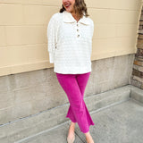 Blush Ember Bootcut Pants in Hot Pink - The Pink Pineapple 850