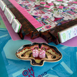 Blush Empress Mahjong Dice - The Pink Pineapple 850