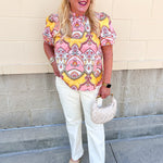 Blush Garden Floral Blouse - The Pink Pineapple 850