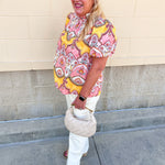 Blush Garden Floral Blouse - The Pink Pineapple 850