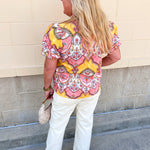 Blush Garden Floral Blouse - The Pink Pineapple 850