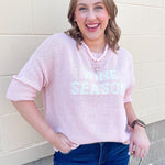 Blush Grace Crystal Cross Necklace - The Pink Pineapple 850