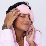 Blush Weighted Sleep Mask - Eye Mask - The Pink Pineapple 850