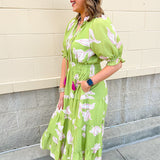 Blushing Meadow Cinch Dress - The Pink Pineapple 850