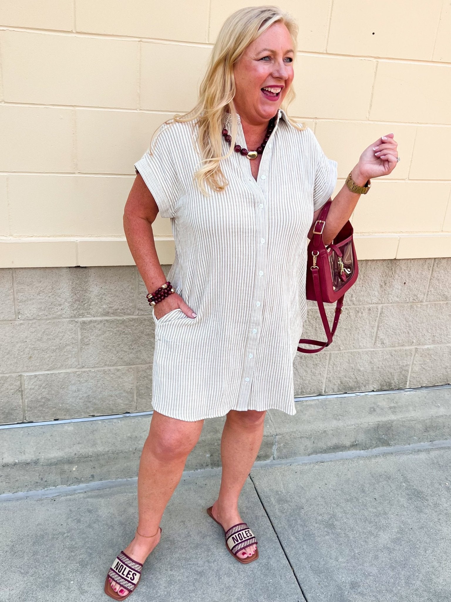 Boardwalk Breeze Dress - The Pink Pineapple 850