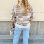 Boardwalk Breeze Stripe Sweater - The Pink Pineapple 850
