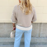 Boardwalk Breeze Stripe Sweater - The Pink Pineapple 850
