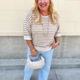 Boardwalk Breeze Stripe Sweater - The Pink Pineapple 850