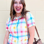 Boardwalk Pastel Button Down Sweater - The Pink Pineapple 850