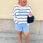 Boat Season Breeze Sweater - The Pink Pineapple 850
