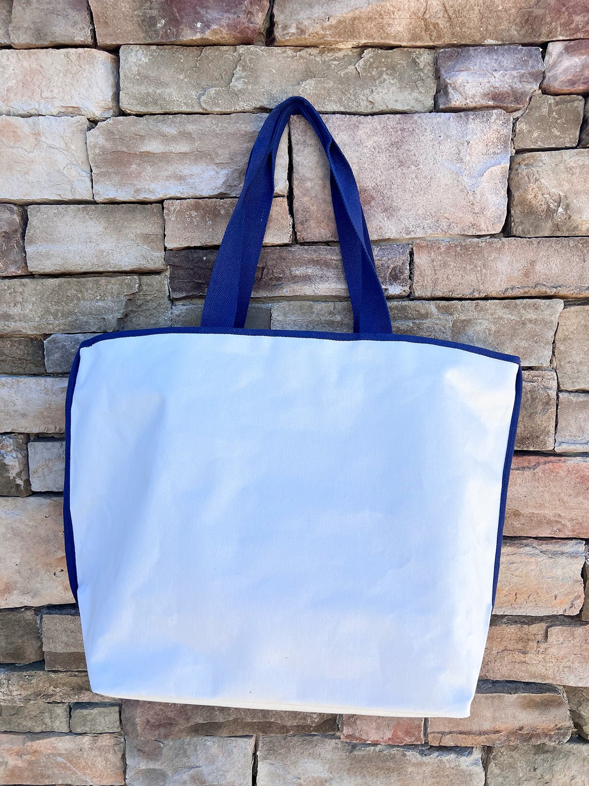 Boat Season Ivory Tote - The Pink Pineapple 850