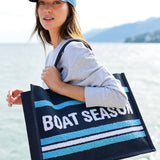 Boat Season Jute Beach Tote - The Pink Pineapple 850
