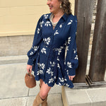 Bonfire Nights Embroidered Mini Dress - The Pink Pineapple 850