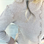 Bonfire Ready Rib Knit Top in Mocha - The Pink Pineapple 850