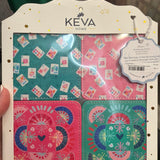 Bonjour Mahjong Coaster Set - The Pink Pineapple 850