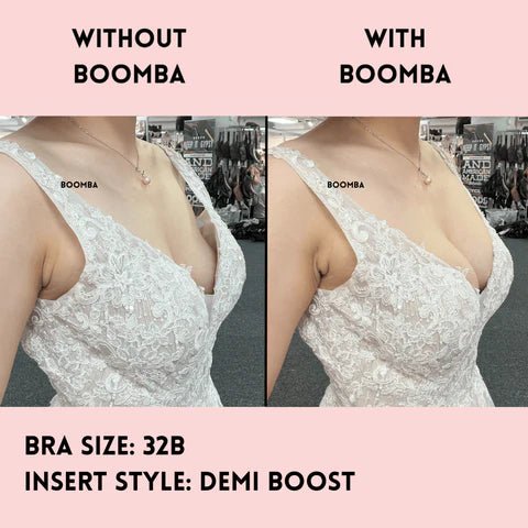 Boomba Demi Boost Inserts - Beige - The Pink Pineapple 850