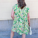 Botanic Bloom Mini Dress - The Pink Pineapple 850