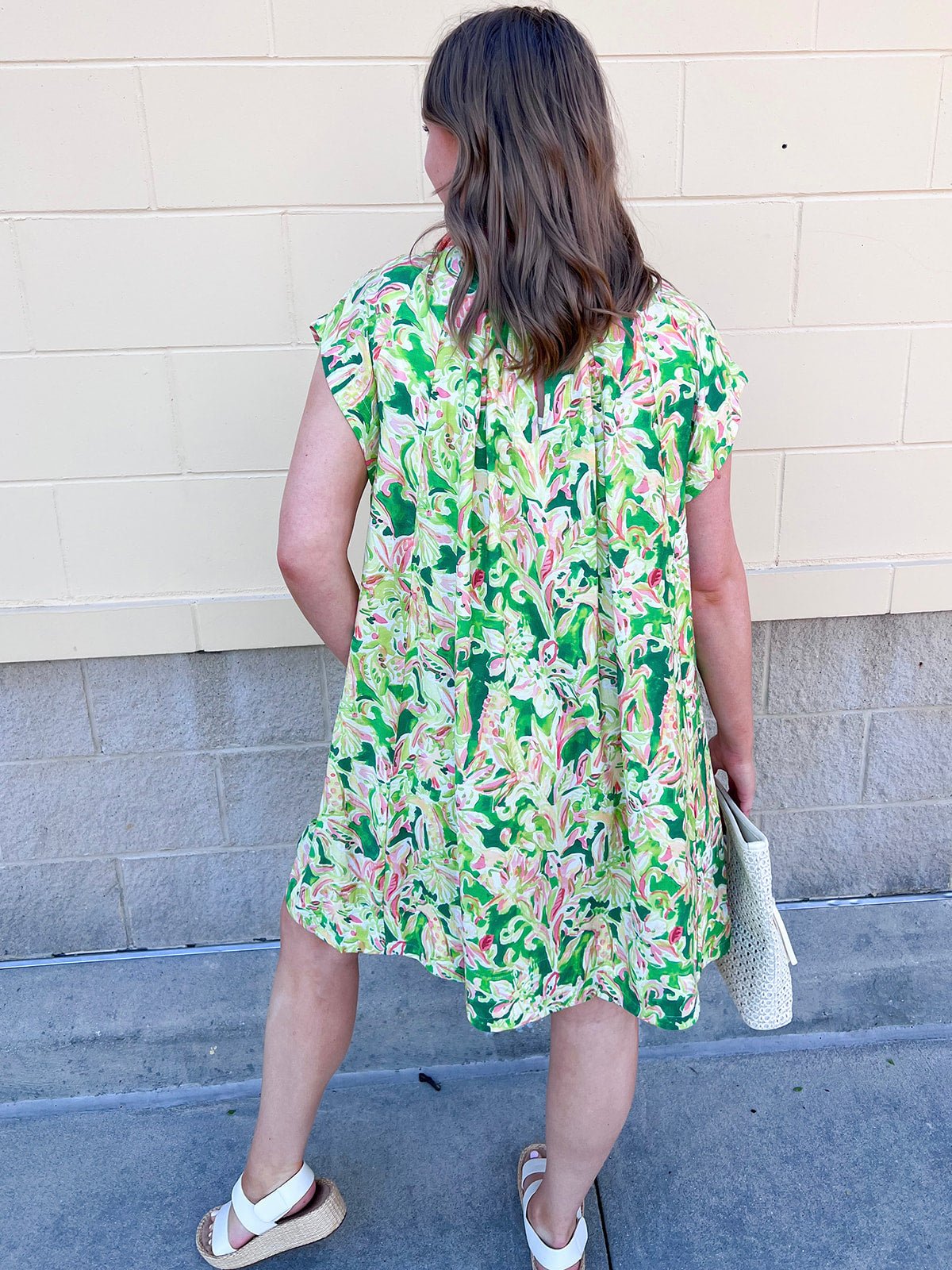 Botanic Bloom Mini Dress - The Pink Pineapple 850