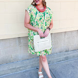 Botanic Bloom Mini Dress - The Pink Pineapple 850