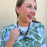 Botanical Bloom Sweater Top - The Pink Pineapple 850
