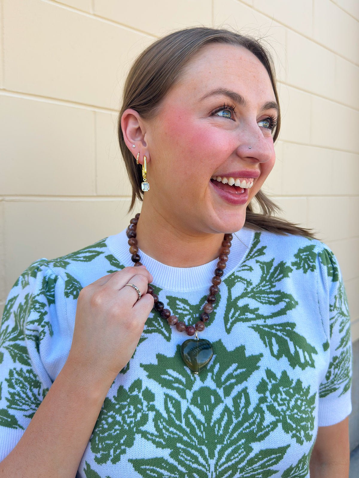 Botanical Bloom Sweater Top - The Pink Pineapple 850