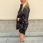 Botanical Muse Mini Dress - The Pink Pineapple 850