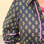 Botanical Muse Mini Dress - The Pink Pineapple 850