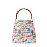 [Bourbon & Bamboo] Bucket Bag – Pagoda - The Pink Pineapple 850