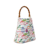 [Bourbon & Bamboo] Bucket Bag – Pagoda - The Pink Pineapple 850