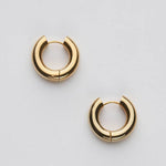 [Brenda Grands] 12mm Chunky Gold Hoops - The Pink Pineapple 850