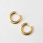 [Brenda Grands] 12mm Chunky Gold Hoops - The Pink Pineapple 850