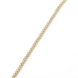 [Brenda Grands] 18K Gold Diamond Tennis Necklace - The Pink Pineapple 850