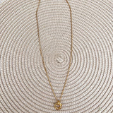 [Brenda Grands] 18K Gold Looped Duo Necklace - The Pink Pineapple 850