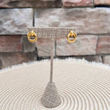 [Brenda Grands] 18k Gold Looped Duo Studs - The Pink Pineapple 850