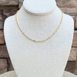 [Brenda Grands] 18K Gold Modern Paperclip Necklace - The Pink Pineapple 850