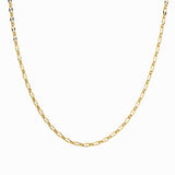[Brenda Grands] 18K Gold Modern Paperclip Necklace - The Pink Pineapple 850