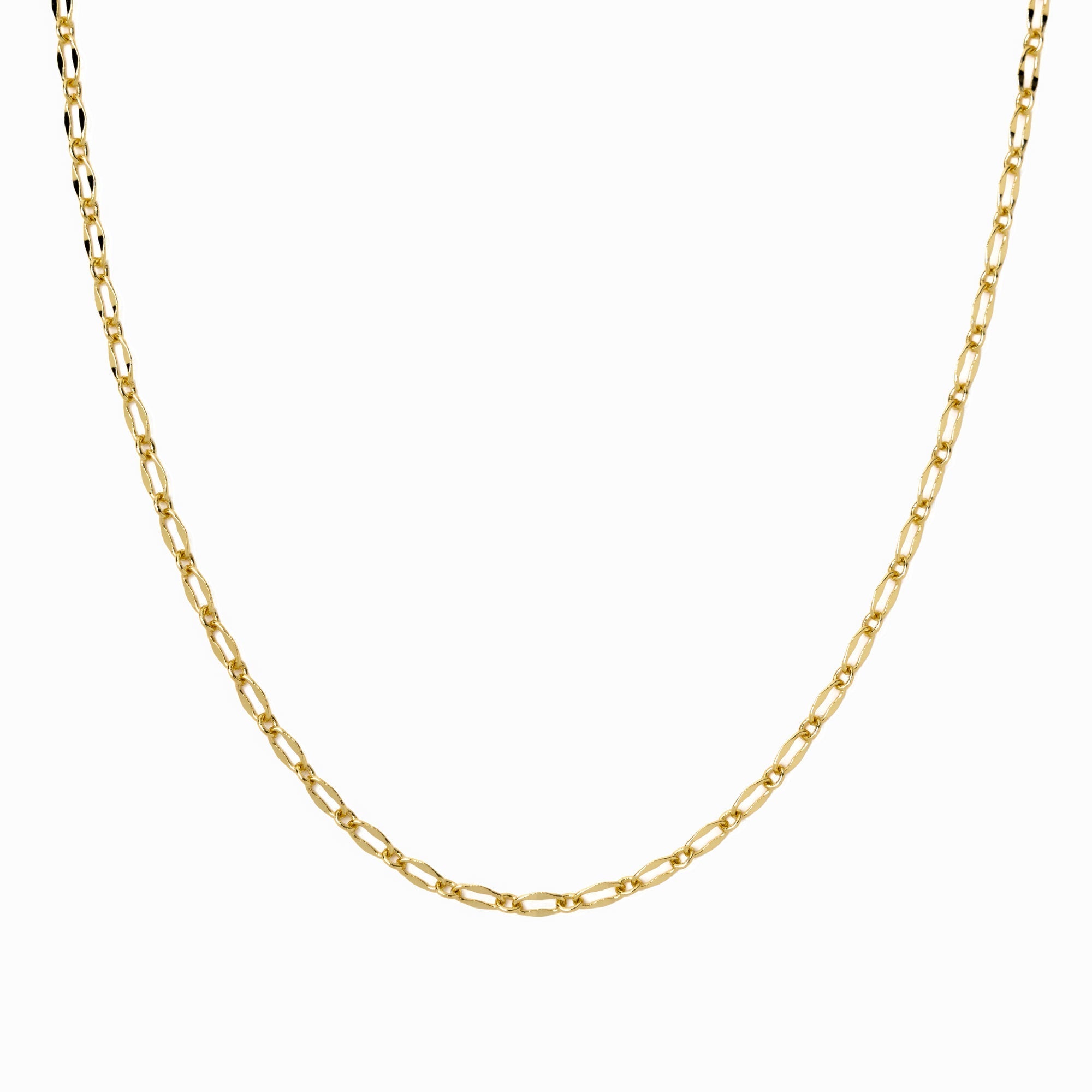 [Brenda Grands] 18K Gold Modern Paperclip Necklace - The Pink Pineapple 850