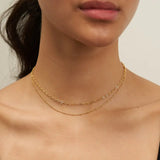 [Brenda Grands] 18K Gold Satellite Layered Choker - The Pink Pineapple 850