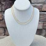 [Brenda Grands] 18K Gold Satellite Layered Choker - The Pink Pineapple 850