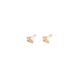 [Brenda Grands] 24K Gold Dainty Cross Studs - The Pink Pineapple 850