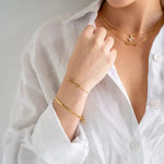 [Brenda Grands] 24K Gold Mommy Bracelet - The Pink Pineapple 850