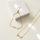 [Brenda Grands] 24K Gold Mommy Bracelet - The Pink Pineapple 850