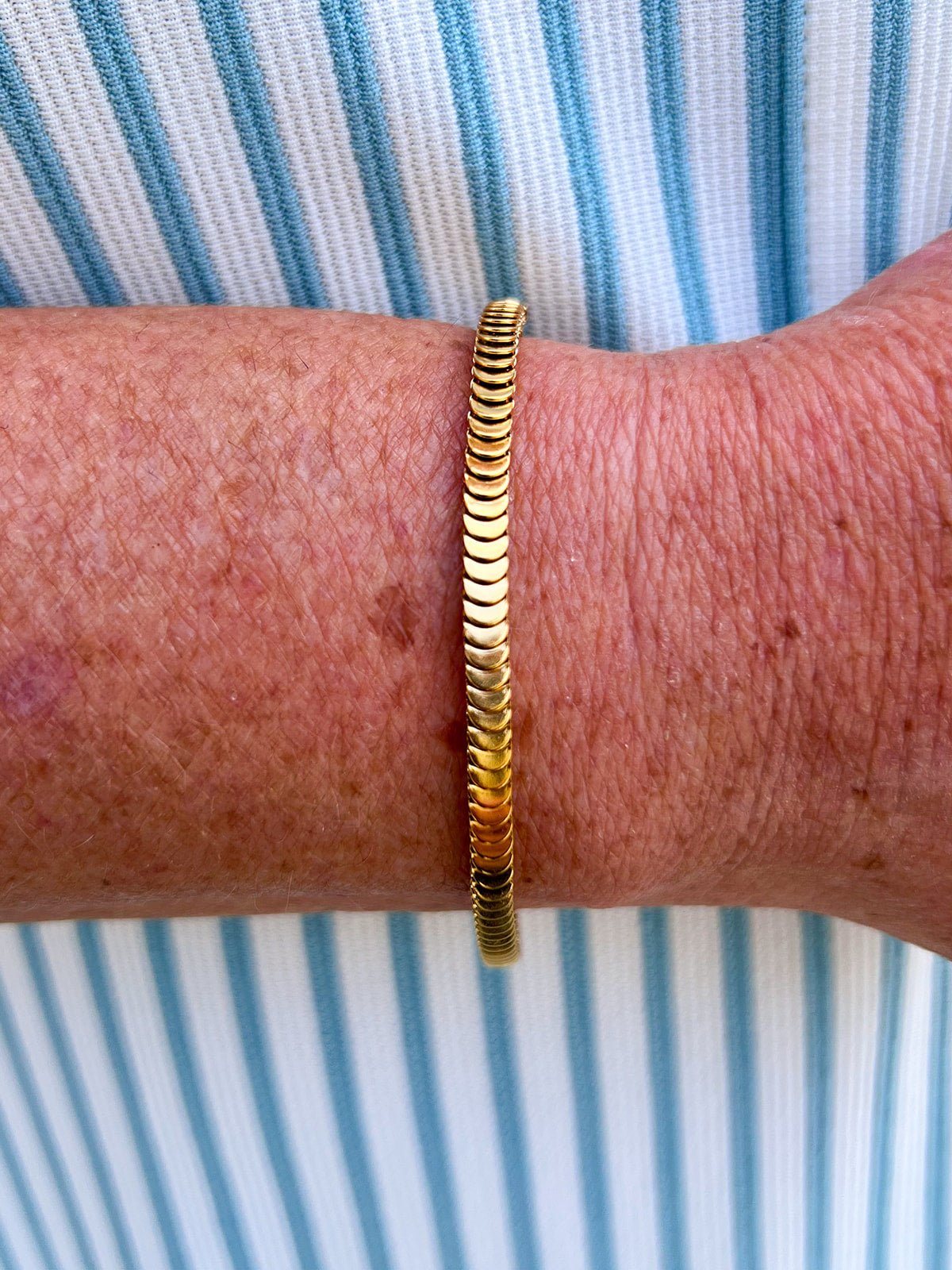 [Brenda Grands] Accordion Bracelet - The Pink Pineapple 850