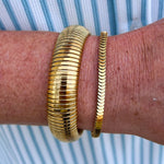 [Brenda Grands] Accordion Bracelet - The Pink Pineapple 850