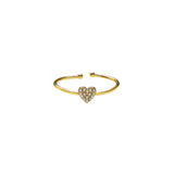 Brenda Grands Adjustable Mini Shiny Heart Ring - The Pink Pineapple 850