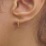 Brenda Grands Beaded Hoops - The Pink Pineapple 850