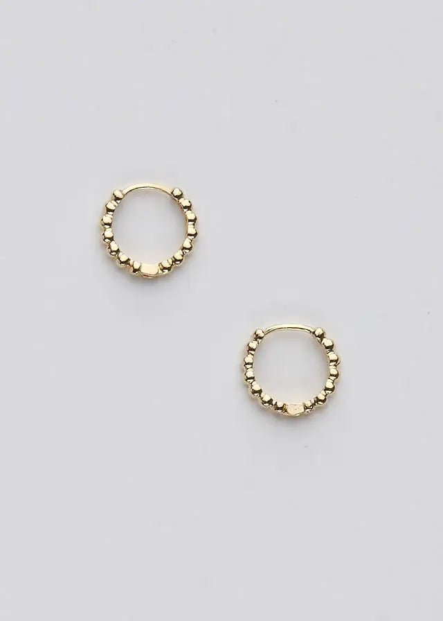 Brenda Grands Beaded Hoops - The Pink Pineapple 850